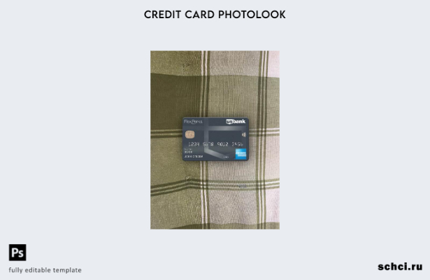 цифровая загрузка США Банк США FlexPerks Reserve Amex фотошаблон лицевой стороны
